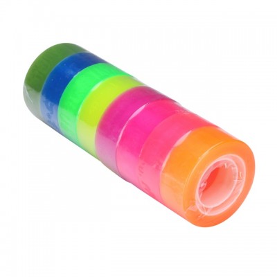 Easy Tear Rainbow Colorful OPP Adhesive Stationery Tape