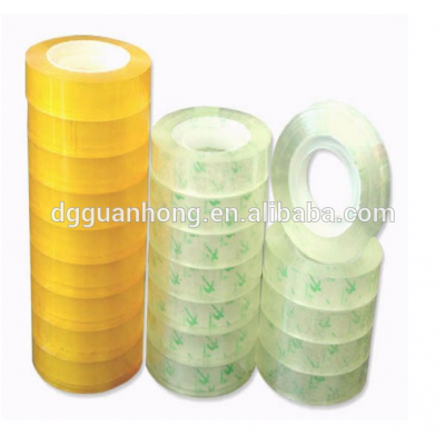 12mm Clear Adhesive BOPP Sticky Stationery Tape For Office & School Use