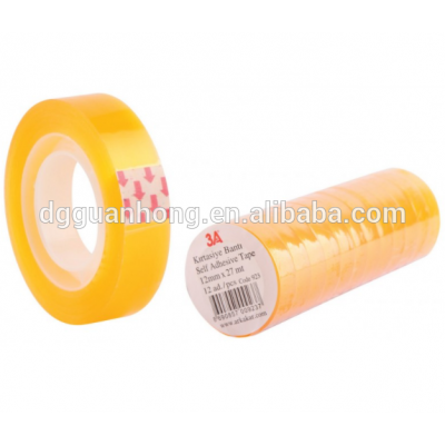 wholesale high track BOPP Transparent Small Office cello Office Adhesive Stationery Tape