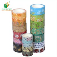 Colorful washi tape retail custom printed diy washi tape with your logo